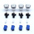 Arcity 4 Pcs/Lot 30mm Arcade LED Push Buttons Illuminated 12V Lit Start Select Pause Play Pattern with Micro Switch for Arcade Machine Games Console MAME Jamma Parts Durable New