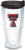 Tervis 1042640 Texas Tech Red Raiders Logo Tumbler with Emblem and Black Lid 24oz, Clear
