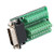 PCB DB26 Breakout Board Terminal Block Module Male Head Connector DB26 Interface Module Stable for Wiring Terminal Module
