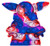 Tie-dye Pop Toy Baby Yoda Push Pop Pop Bubble Simple Dimple Fidget Toy, Silicone Squeeze Sensory Tools to Relieve Emotional Stress for Autism Kids Adults