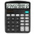 Desktop Calculator Standard Function Electronic Basic Large 12 Digit LCD Display Big Button Calculator for Daily Office Black