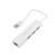 XingcM High Speed USB 2.0 to Network LAN Ethernet RJ45 Adapter with 3 Port USB HUB?White?