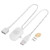 ASHATA USB Interface 4A DC 5-24V Mini PIR Infrared Motion Sensor Detector Automatic Switch LED Strip Switch-White-