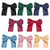 AUEAR, 8 Pack Large Silky Barrettes Hair Bow Clips Huge Solid Stain Ribbon Hair Clip Big Soft Bow Hair Pin for Girls Women