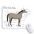 Adowyee Gaming Mouse Pad Animal Parts of Horse Equine Anatomy Equestrian Scheme Text 9.5"x7.9" Nonslip Rubber Backing Computer Mousepad for Notebooks Mouse Mats