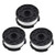 String Trimmer 30ft 0.065" Line Replacement Spool Weed Eater String Trimmers Autofeed Spools Replaces -3-Pack-
