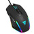 Mouse Gaming RGB PC Gaming Mice Metal, 8000 Adjustable DPI Ergonomic Wired Mouse, 8 Programmable Buttons with 7 Backlight RGB Modes, Comfortable Gamer Mouse with Fire Button, Metal Bottom Plate Black