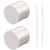 2 Pcs of Elastic String for Bracelets and 2Pcs Beading Needles, Stretchy String Stretch Cord for Bracelets, Beading and Jewelry Making-0.8mm, 1.0mm-