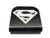 Morale Tags Superman Hat Clip for Tactical Patch Caps -Black-