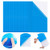 OUHFDS 30 Pieces Self-Adhesive PVC Repair Patches, Vinyl Pool Liner Patch Boat Repair Vinyl Rubbers for Inflatable Boat Raft Kayak Canoe, Rectangle -Blue-