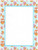 Pink  and  Orange Owls Stationery Printer Paper 26 Sheets