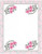 Pink Rose Stationery Printer Paper 26 Sheets