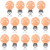 14 Pieces 1.4 Inch Suspender Clips Beech Wood Pacifier Clip DIY Wooden Pacifier Clip Grasping Toy Suspender Clips Wood Pacifier Clip Clasp Larger Clips for Pacifier Holder Making Accessories