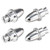 uxcell 4PCS RC Airplane Spinners Propeller Adapter 2.3mm Aperture and 4.7mm Output Axle