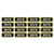 -16x- Slug Ammo Can Sticker Set Decal Self Adhesive Molon Labe Slugs FA Graphix