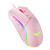 Havit RGB Gaming Mouse Wired Programmable Ergonomic USB Mice 4800 Dots Per Inch 7 Buttons  and  7 Color Backlit for Laptop PC Gamer Computer Desktop -Pink-