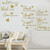 Gold Wall Decals Faith Hope Love Laugh Family Live Wall Decal Sticker Motivational Wall Decals Hope Wall Decal Family Inspirational Wall Stickers Quotes for Home, Office