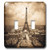 3dRose LSP_77454_2 The Paris Exposition 1900 Eiffel Tower Sepia Double Toggle Switch