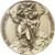 Antique Gold Tone St. Christopher Visor Clip