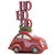 Ho Ho Ho Red Glitter Car 6.5 x 5 Inch Resin Tabletop Christmas Figurine