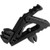 AURAY Microphone Clip for Miniature Lavalier Microphones -Black-