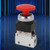 G1/8 Aluminum Alloy Button Designed Hand Push Valve Stable Structure Mechanical Valve for Air Pump for Pneumatic Pipe