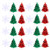 EXCEART 5 Pack Christmas Confetti Xmas Tree and Snowflakes Table Confetti Holiday Sequins Sprinkles Christmas Decoration Set