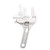 Plumber Wrench, Short Shank Wrench, Adjustable Wrench Repair Tool, Wide Opening Bathroom Spanner Wrench, Professional Jaw Wrench for Bathroom Home