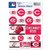 MLB Cincinnati Reds Vinyl Sticker Sheet, 5" x 7"