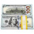 HYKTYLG Prop Money 100 Dollar Bills Realistic Double-Sided Printing Fake Money That Looks Real for Party Decorations and Videos