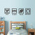 Vinyl Sports Wall Sticker Eat Sleep Play Football Repeat Wall Decal Removable Kids Room Decoration Wall Sticker for Boys Bedroom -TM-11 Football-