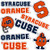 Syracuse University SU Cuse Orange Sticker Vinyl Decal Laptop Water Bottle Car Scrapbook -Sheet - Type 2-
