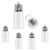 CliCli E26 Base Light Bulb Socket Extender -Extension: 5 CM/1.97 Inch-, 6-Pack E26 to E26 Standard Medium Screw Base Lamp Socket Adapter, Max 200W and 165? Heat-resistant E26 Extension Adapter