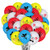 32 Pcs Circus Carnival Balloons Circus Birthday Party Decoration Balloons 12 Inches Clown Magic Printed Balloon for Circus Carnival Party Decor