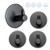 Heavy Duty Adhesive Hooks. Stick on Wall SUS 304 Stainless Steel Coat Hat Robe Towel Hooks .Matte Black Adhesive Hooks for Hanging Kitchen,Bathrooms,Bedroom,Office 4 Pack