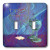 3dRose lsp_49215_2 Passover, Cups & Matzah Cracker Double Toggle Switch