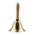 SOCOFED Hand Bell Super Loud Solid Brass Call Bell Handbells with Wooden Handle Multi Purpose for Classroom, Churchl, Hotel and Wedding Service -3.2Inch-