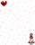 Valentine Girl With Heart Stationery Printer Paper 26 Sheets