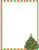 Christmas Tree Decorated Stationery Printer Paper 26 Sheets