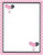 Polka Dot Balloons Stationery Printer Paper 26 Sheets