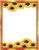 Sunflower Clusters Stationery Printer Paper 26 Sheets