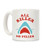 LookHUMAN All Killer No Filler White 11 Ounce Ceramic Coffee Mug