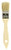 Jack Richeson Flat Natural White Bristle Wood Handle Paint Brush, 1 in