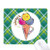 Red Yellow Blue Ice Cream Ball Element Illustration Green Lattices Grid Pixel Mouse Pad