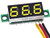 0.28 inch DC 0-100V 3-Wire Mini Gauge Voltage Meter Voltmeter LED Display Digital Panel Voltmeter Meter Detector Monitor Tools -Yellow-