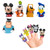 Ginsey Disney Mickey Piece Party Finger Puppet Set, Mick and Friends, Pack