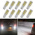 1157 LED Bulb,Mesllin 12V 2057 2357 7528 BAY15D Brake Light 33SMD LED Lamps Replacement for Turn Signal Blinker Side Marker Lights, 6500K White (10PCS)