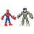 Playskool Heroes Marvel Super Hero Adventures Spider-Man and Rhino Figures