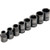 Dynamic Tools D010020 3/8" Drive 6 Point SAE Standard Impact Socket Set (8 Piece), 5/16" to 3/4"