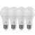 Great Eagle 40/60/100W Equivalent 3-Way A19 LED Light Bulb 2700K Warm White Color (4-Pack)